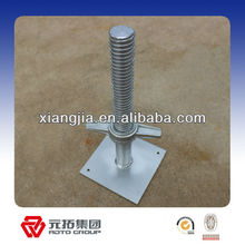 ¡El mejor precio de China !! Piezas del andamio de la escalera base ajustable del tornillo del tubo